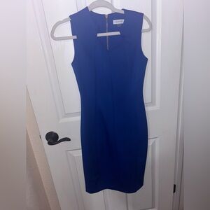 Calvin Klein Royal Blue Midi Dress